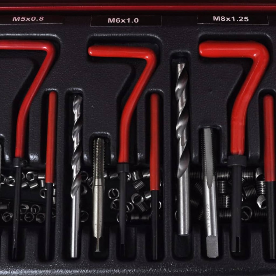 Herramientas para reparar roscas & Juego de