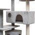 Rascador para gatos con poste rascador de sisal 125 cm