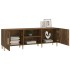 Mueble de TV madera contrachapada roble ahumado 150x30x30