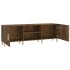 Mueble de TV madera contrachapada roble ahumado 150x30x30
