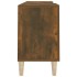 Mueble de TV madera contrachapada roble ahumado 150x30x30