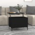 Mesa de centro madera contrachapada negro 60x44,5x45