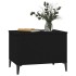 Mesa de centro madera contrachapada negro 60x44,5x45