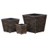 Conjunto de arriates 3 piezas jacinto de agua