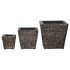 Conjunto de arriates 3 piezas jacinto de agua