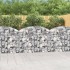 Cesta gaviones forma arco hierro galvanizado 150x50x100/120