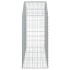 Cesta gaviones forma arco hierro galvanizado 150x50x100/120
