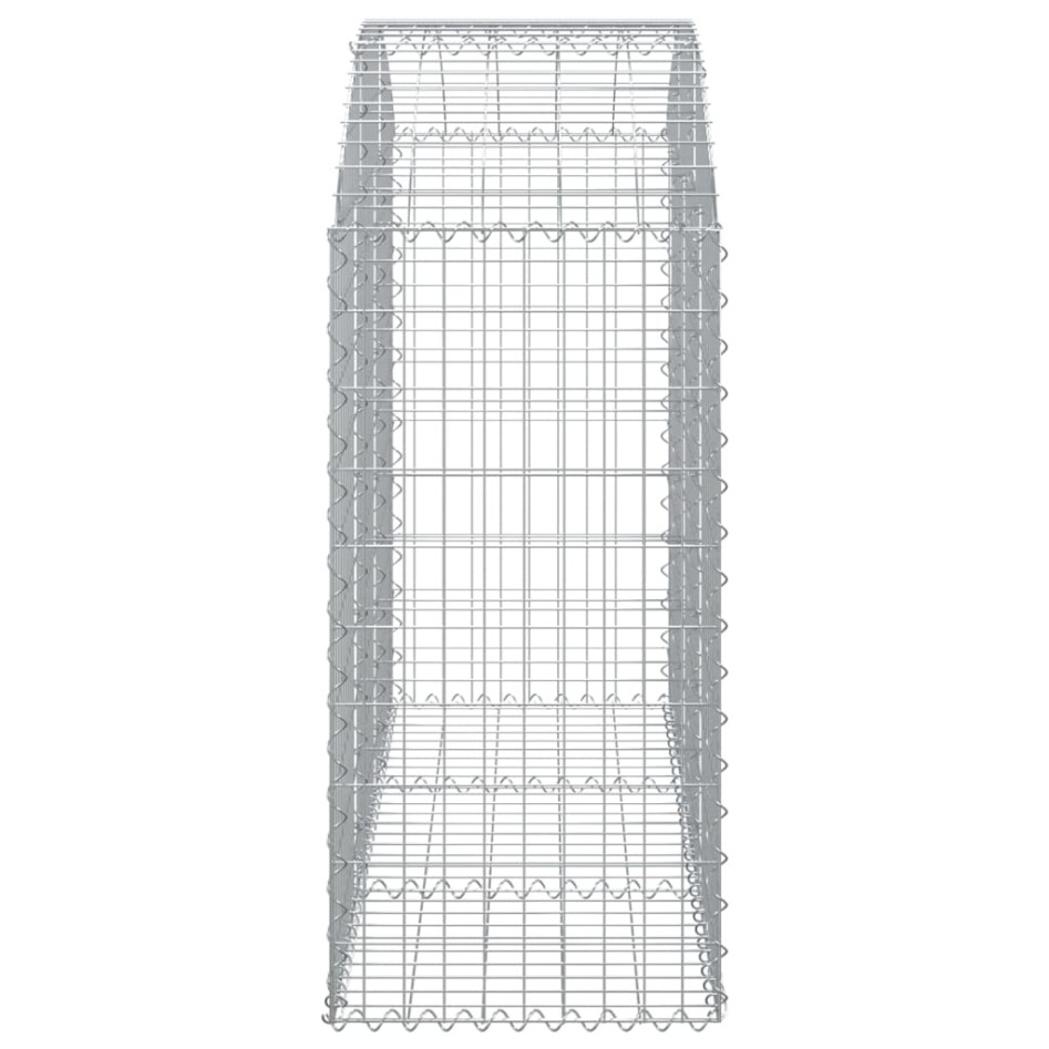 Cesta gaviones forma arco hierro galvanizado 150x50x100/120