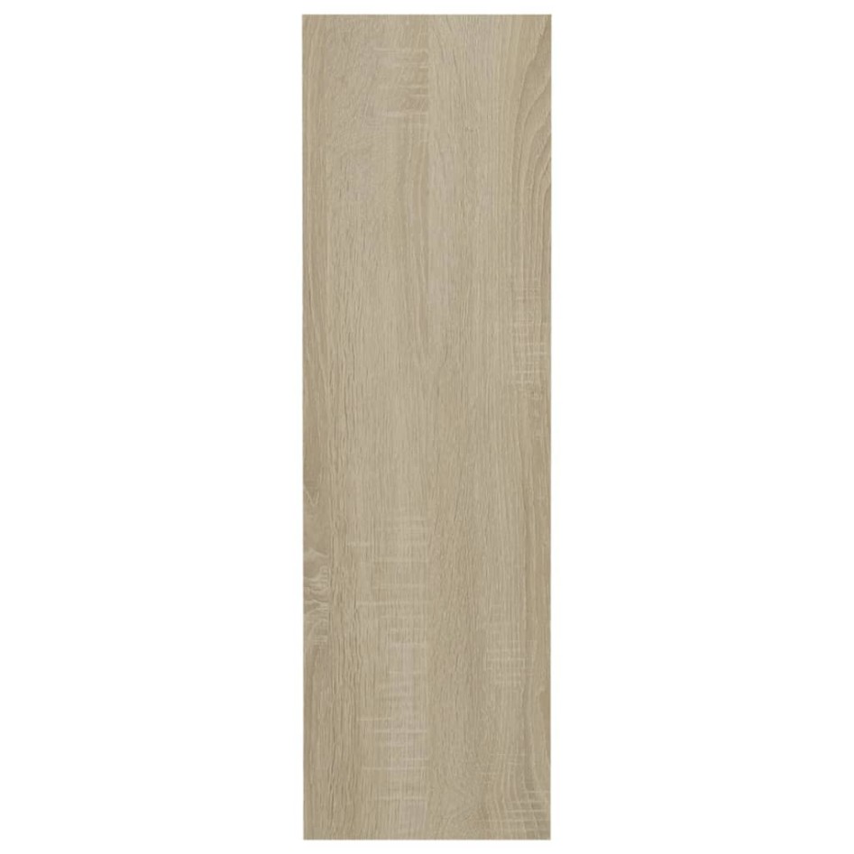 Zapateros de pared 4 uds contrachapada roble Sonoma 60x18x60