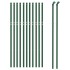 Cerca de alambre verde 0,8x25