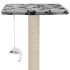 Rascador para gatos con poste de sisal 95 cm huellas