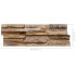 Paneles de revestimiento de pared 3D 10 uds madera teca 1,01