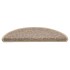 Alfombrilla autoadhesiva escalera sisal 15 uds beige 56x17x3