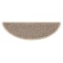 Alfombrilla autoadhesiva escalera sisal 15 uds beige 56x17x3