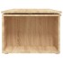 Mesa de centro madera contrachapada color roble 150x50x35