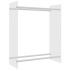 Leñero de vidrio templado transparente 80x35x100
