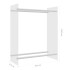 Leñero de vidrio templado transparente 80x35x100