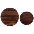 Set de mesas de centro 2 uds madera maciza de sheesham 60x35