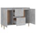 Aparador madera de ingeniería gris hormigón 101x35x70