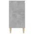Aparador madera de ingeniería gris hormigón 101x35x70
