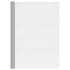 Malla mosquitera de aluminio plateada 112x2000