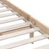 Estructura de cama sin colchón madera maciza 90x200