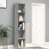 Estantería de madera contrachapada gris Sonoma 40x30x189