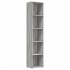 Estantería de madera contrachapada gris Sonoma 40x30x189