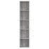 Estantería de madera contrachapada gris Sonoma 40x30x189