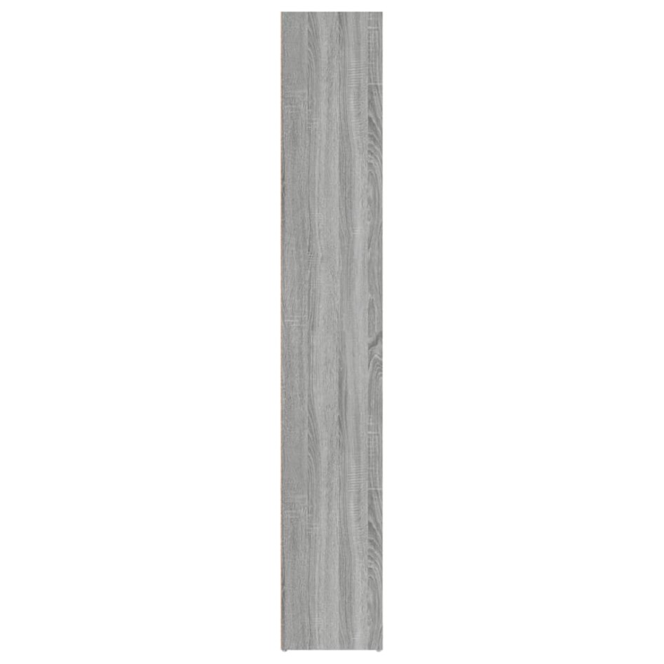 Estantería de madera contrachapada gris Sonoma 40x30x189