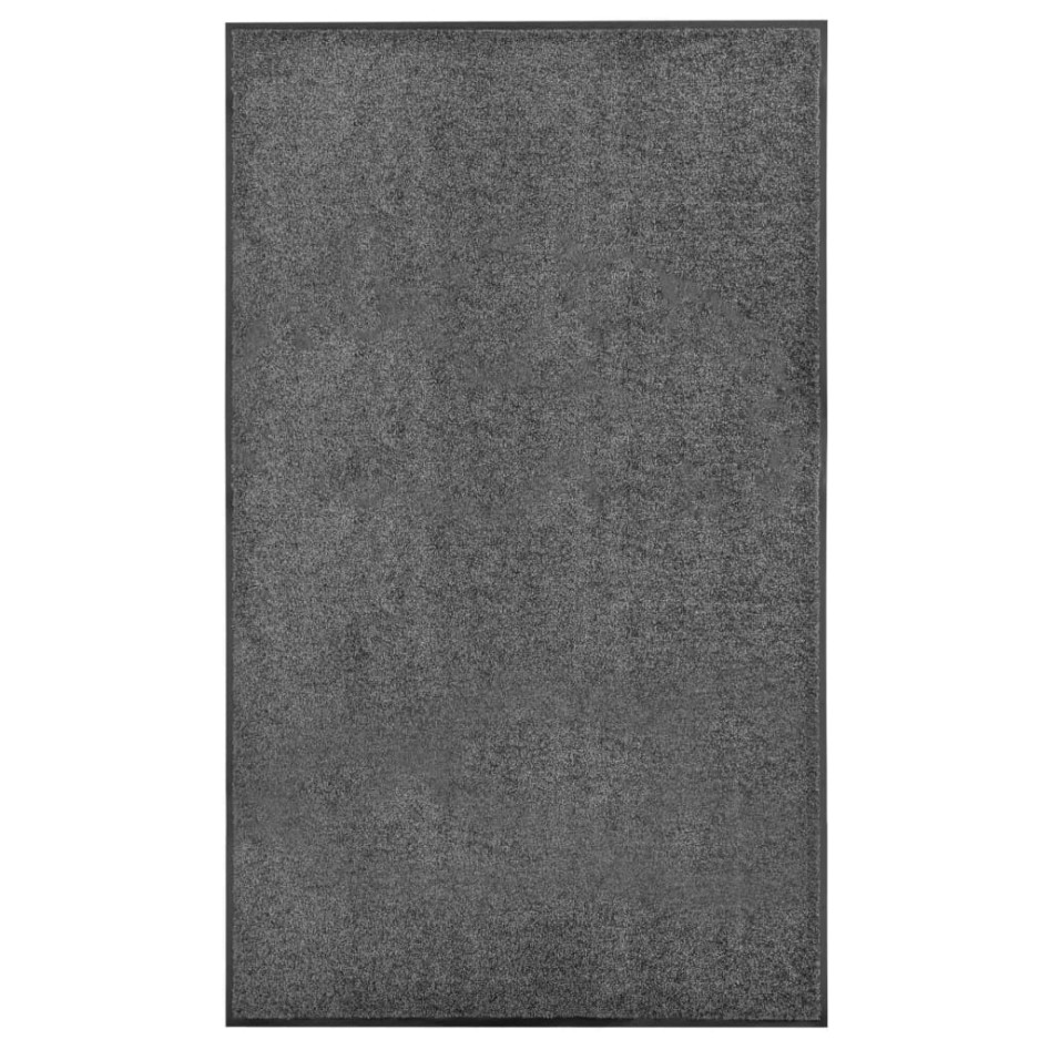 Felpudo lavable gris antracita 90x150