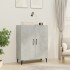 Aparador de madera contrachapada gris hormigón 70x34x90