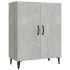 Aparador de madera contrachapada gris hormigón 70x34x90