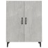 Aparador de madera contrachapada gris hormigón 70x34x90
