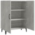 Aparador de madera contrachapada gris hormigón 70x34x90