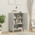 Aparador de madera contrachapada gris hormigón 70x34x90