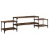 Mueble para TV madera contrachapada roble ahumado 197x35x52