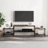 Mueble para TV madera contrachapada roble ahumado 197x35x52