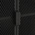 Armario de almacenaje metal y MDF gris 72x36x82