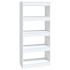 Estantería/divisor madera contrachapada blanco 60x30x135
