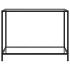 Mesa de consola transparente vidrio templado 100x35x75