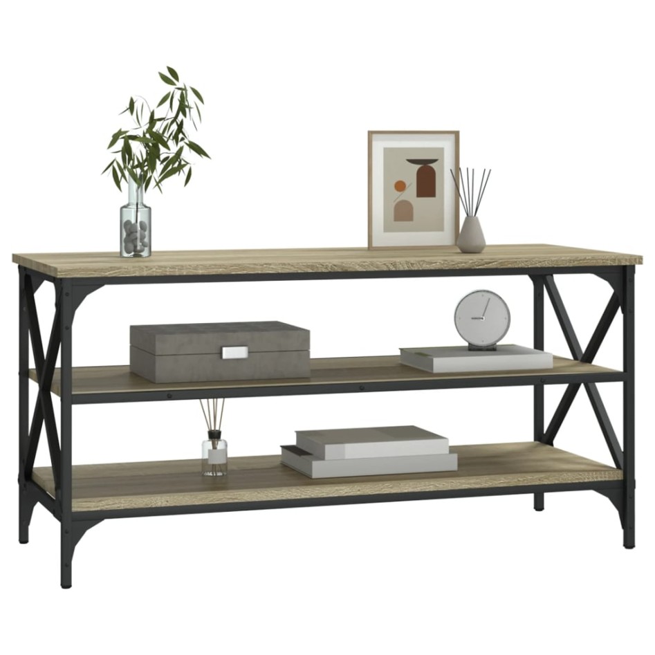 Mueble para TV madera contrachapada roble Sonoma 100x40x50