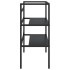 Estructura de lavabo de hierro negro 79x38x83