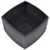 Mesa auxiliar de plástico gris antracita 54x54x36,5