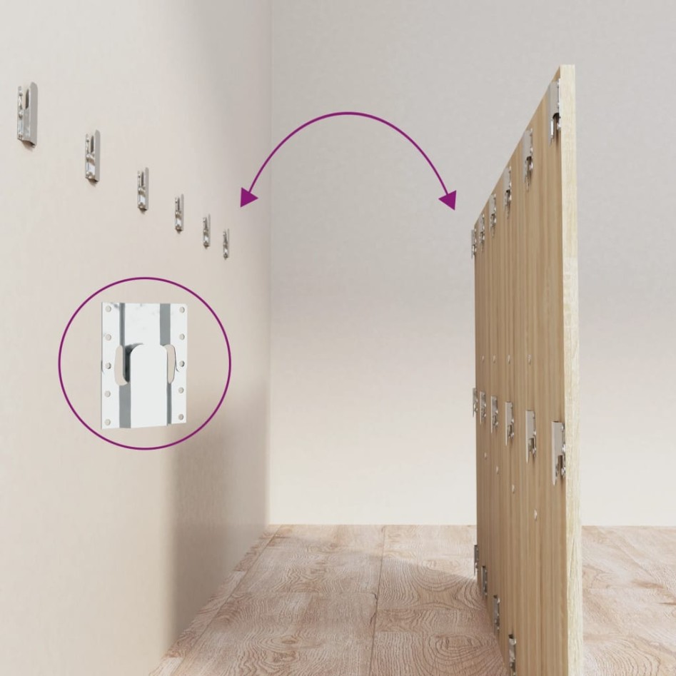 Cabecero de cama madera contrachapada Sonoma 200x1,5x80