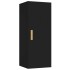 Armario de pared madera de ingeniería negro 34,5x34x90