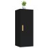 Armario de pared madera de ingeniería negro 34,5x34x90
