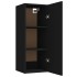 Armario de pared madera de ingeniería negro 34,5x34x90