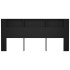 Mueble cabecero negro 220x18,5x104,5