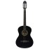 Guitarra clásica para principiantes madera tilo negro 4/4